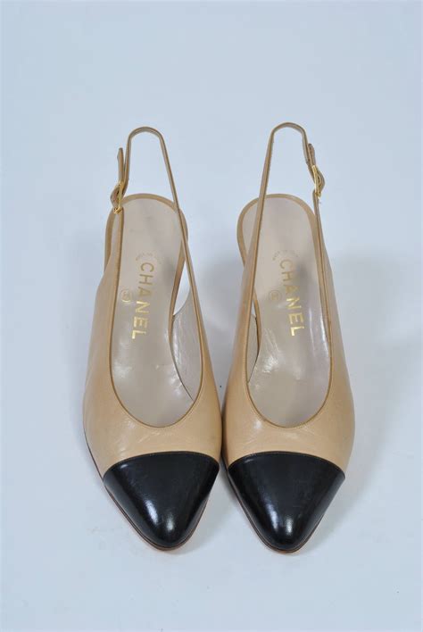 chanel slingback 36.5|chanel slingbacks.